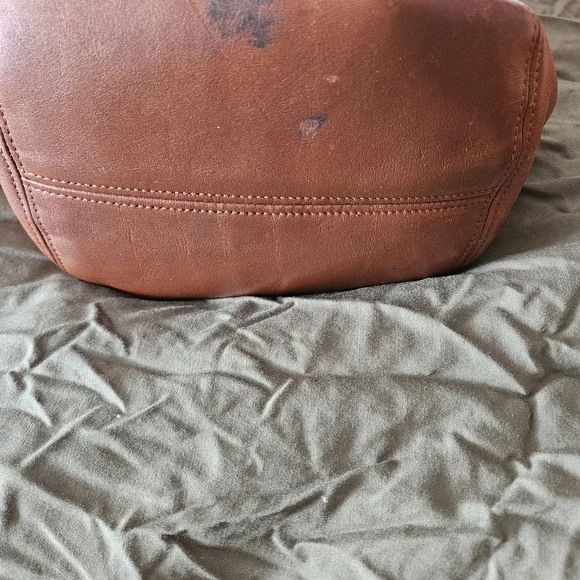 VTG COACH Brown Leather Crossbody Bucket Bag - Picture 2 of 7